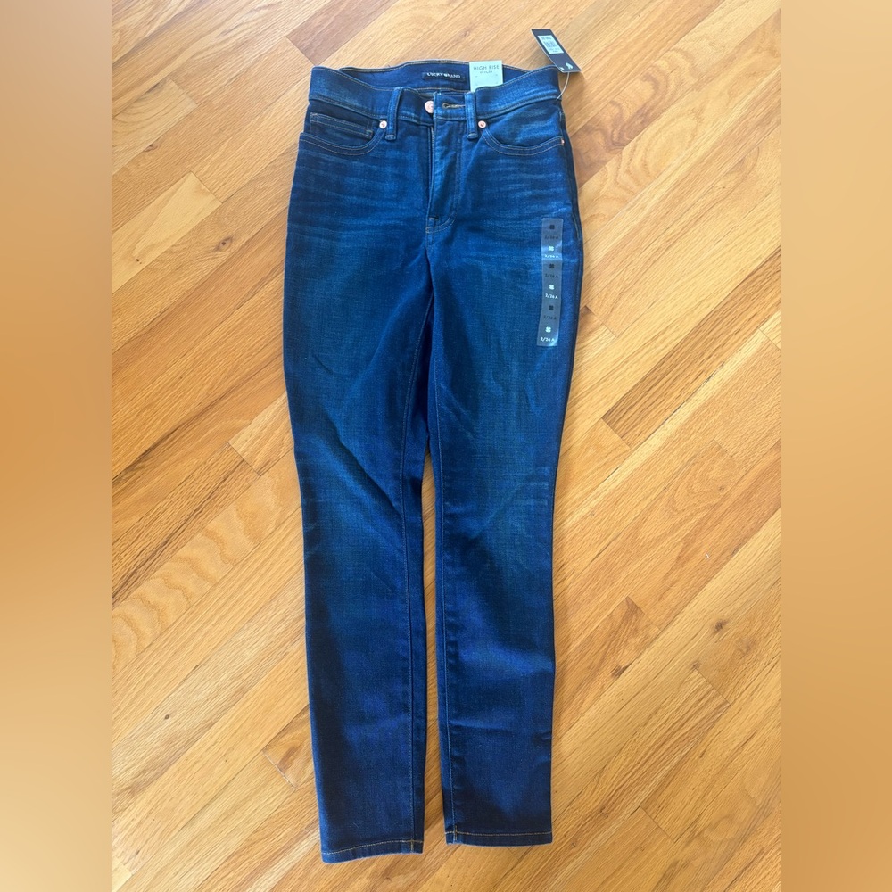 Lucky Brand Dark Blue Skinny Jeans.